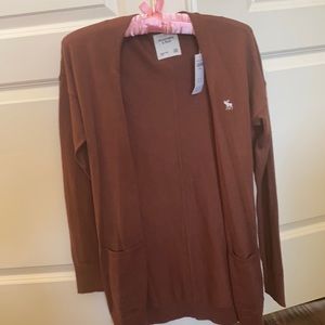 Abercrombie and Fitch brown cardigan Size XXS. Brand New with tags attached